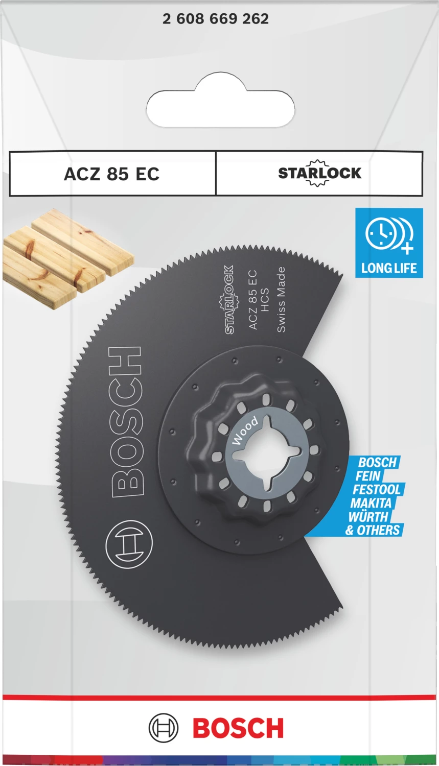 Bosch ACZ 85 EC Lame de scie segmentée standard pour bois (1 pièce)-image