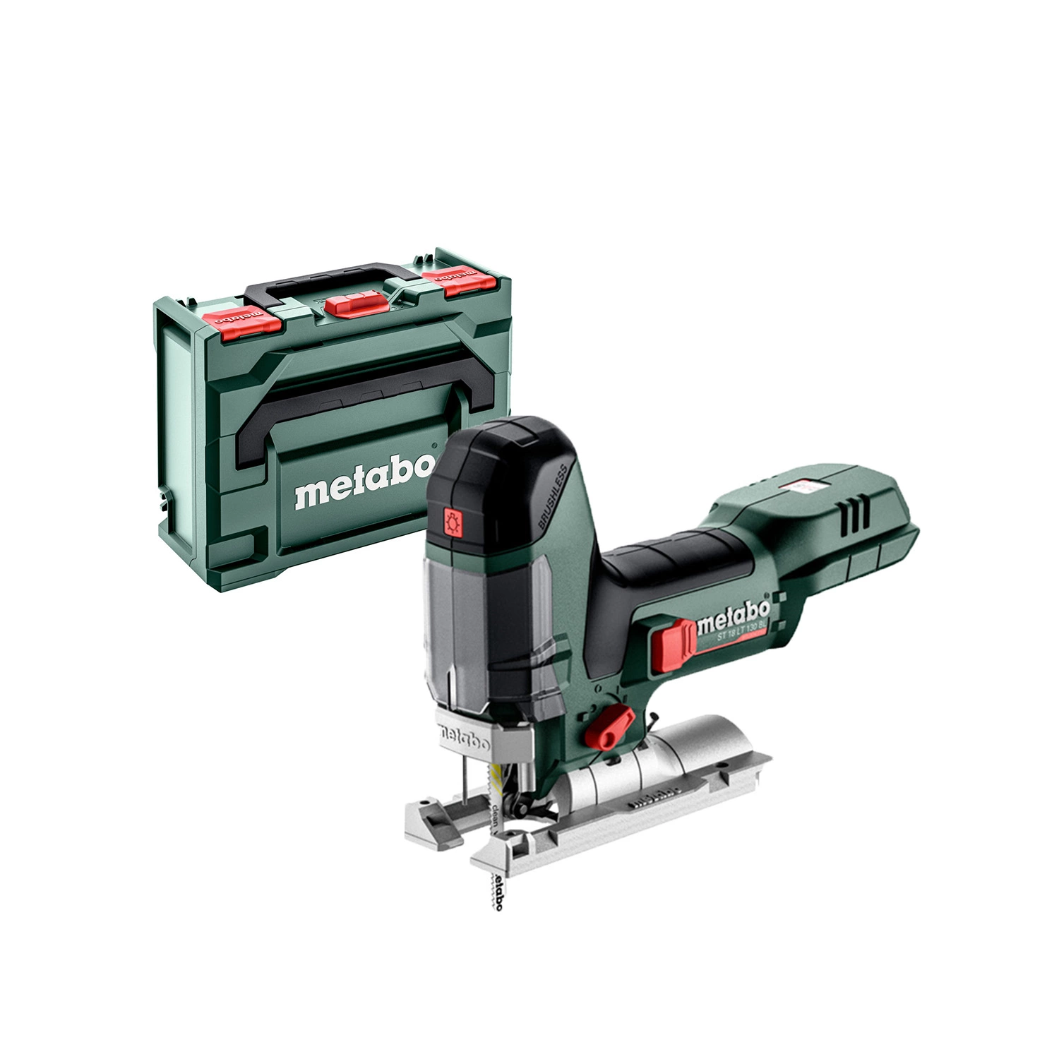 Metabo ST 18 LT 130 BL 18V Li-ion accu decoupeerzaag body in MetaBox - T-greep-image