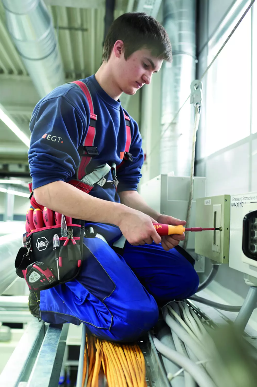 Wiha 38613 Tournevis avec magasin d'embouts LiftUp electric Phillips, PlusMinus/Pozidriv, fente avec 6 slimBits - sous blister-image