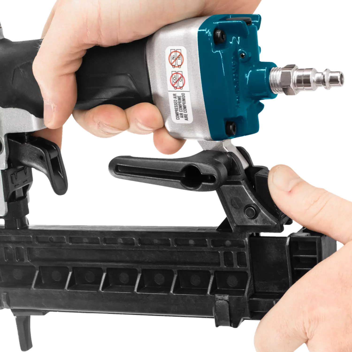 Makita AT638A Cloueur pneumatique - 13-38 mm - 18GA - 8,3 BAR-image