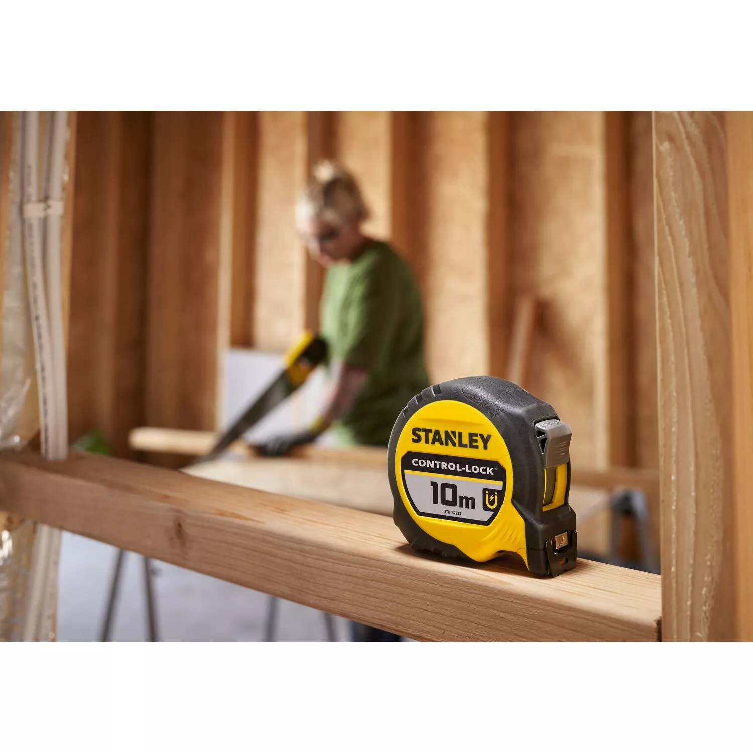 Stanley STHT37233-0 Rolmaat Control-Lock - 10m x 25mm