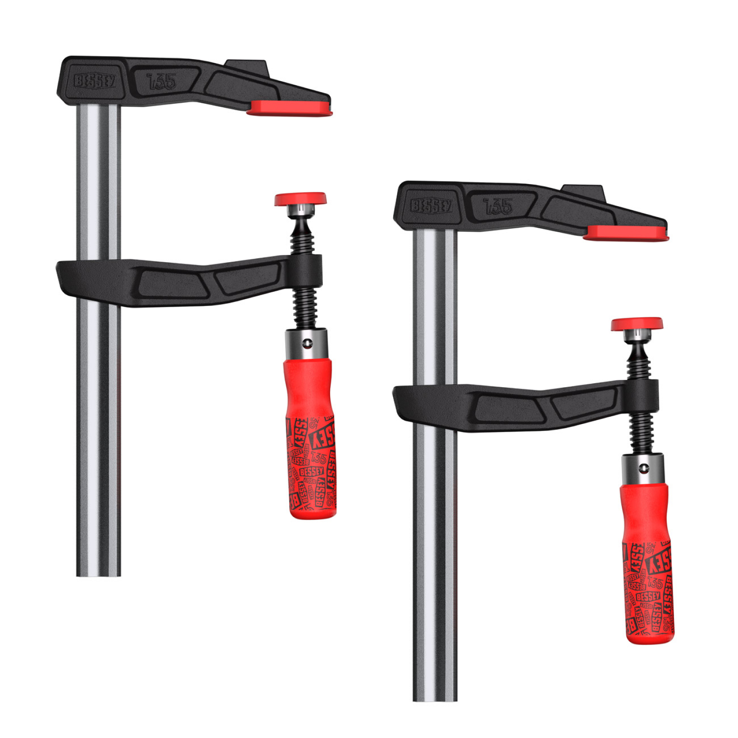 Bessey TGA25SET-135 Jeu de pinces à colle Jubilee en coffret - Fer forgé - 250 x 120mm-image