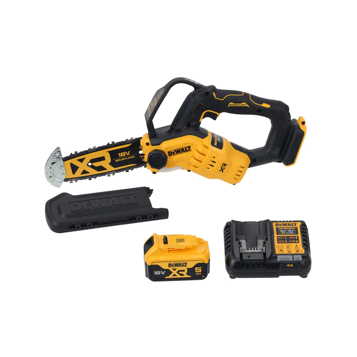 DeWALT DCMPS520P1 18V XR Li-Ion Kit de scie à élaguer (1x batterie 5.0Ah) - 200mm-image