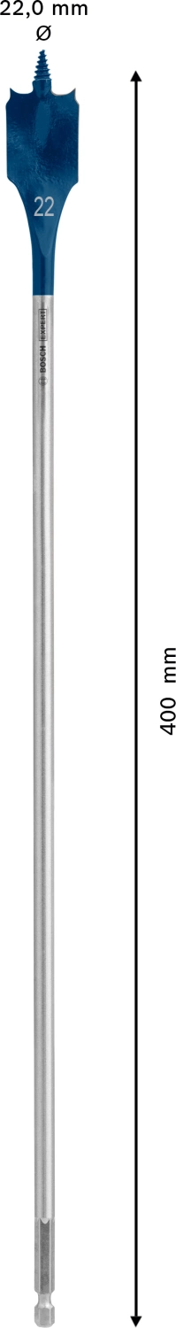 Bosch EXPERT 2608900348 - EXPERT Mèche plate Self Cut Speed, six pans 22 x 400 mm-image