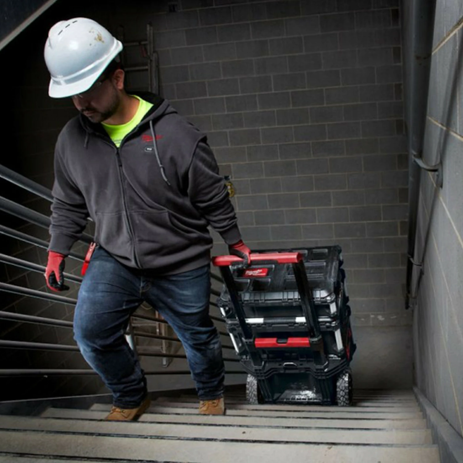 Milwaukee 4932464244 Packout 1 + 2 + 3 Opbergkoffer complete set-image