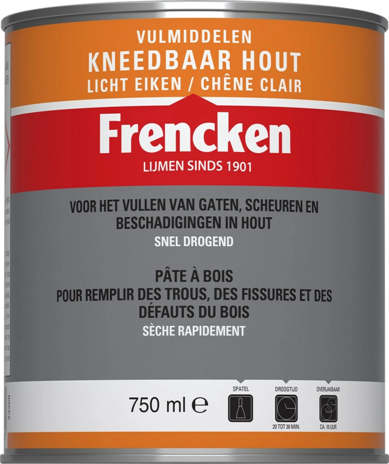 Frencken Kneedbaar hout - Licht Eiken - 750ml-image