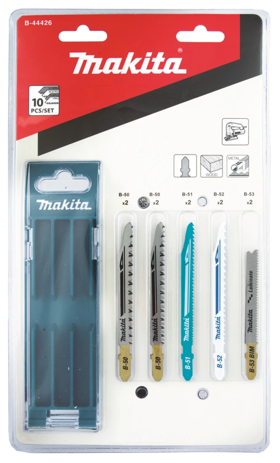 Makita B-44426 10-delige decoupeerzaagbladenset-image