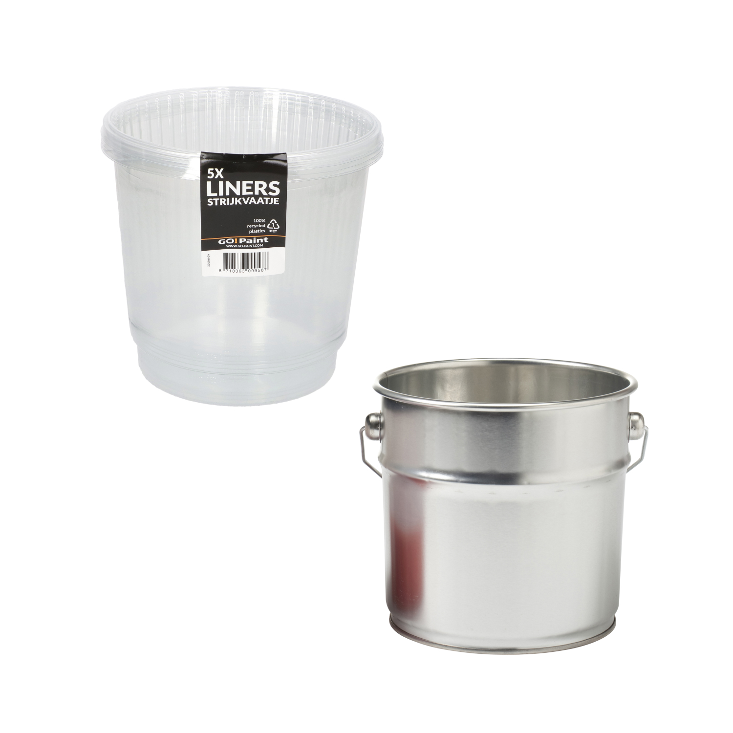 Go!Paint Verzetblik 2,5 + 5 Inzetbakken-image