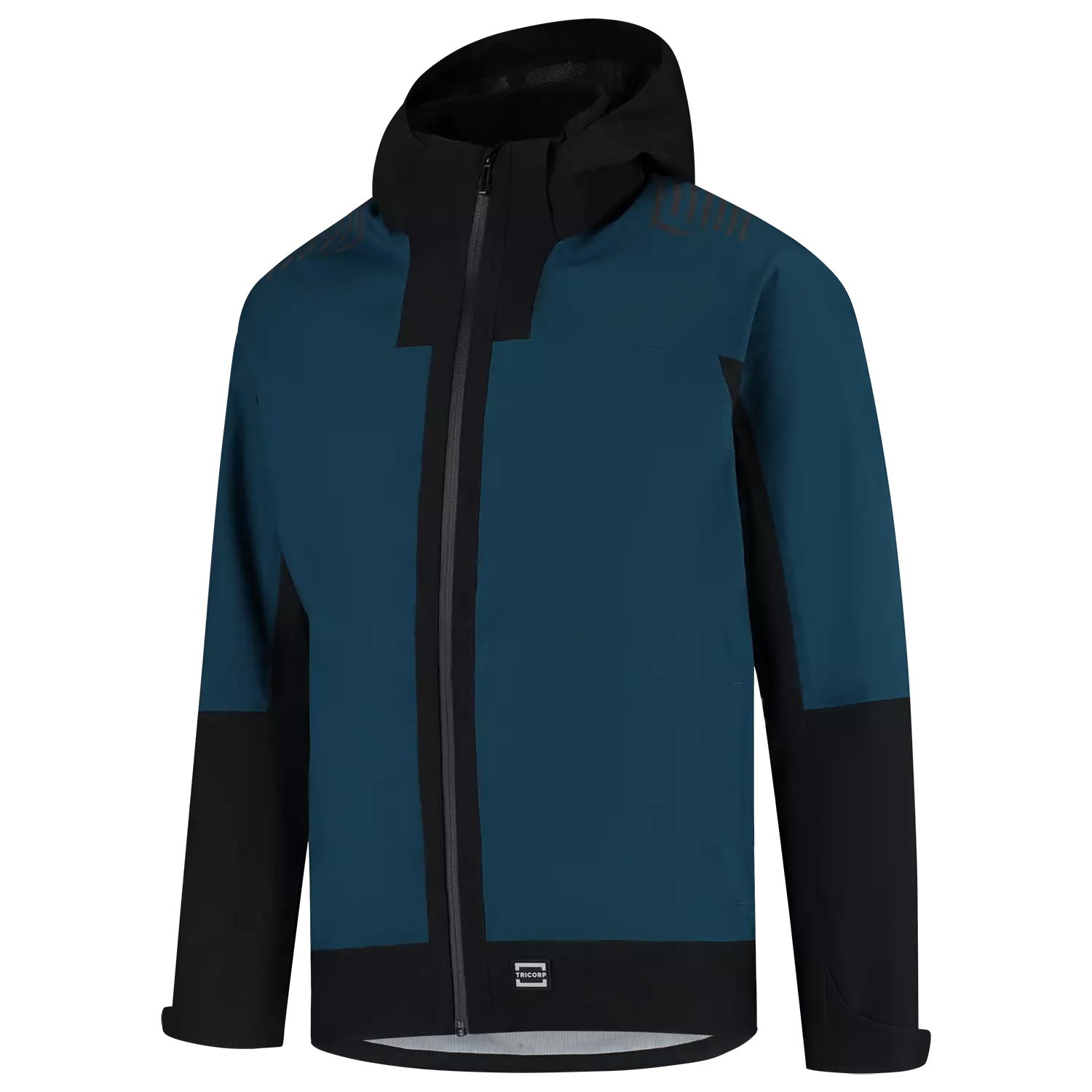 Tricorp 406102 Regenjas Techshell Redefined - TealBlack - 5XL-image