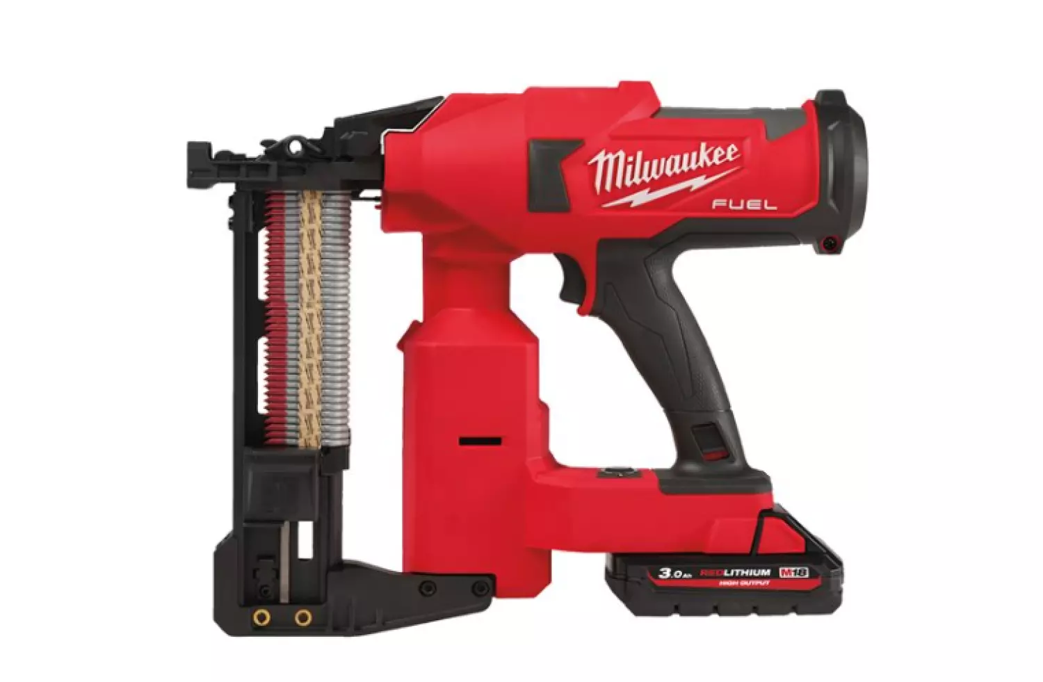 Milwaukee M18 FFUS-302C Agrafeuse sans fil 18 V Li-Ion pour clôtures (2 batteries 3,0 Ah) dans un coffret-image