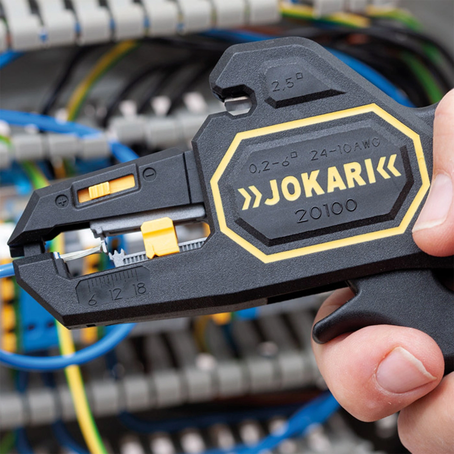 Jokari 20100 Secura Soft Grip Stripper - 0.2-6mm-image