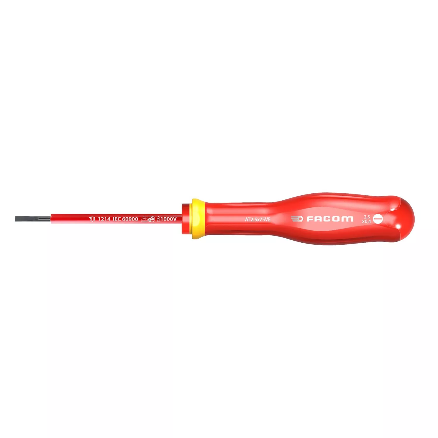 Facom AT2x75VE Protwist VDE tournevis - SL2 x 75 mm