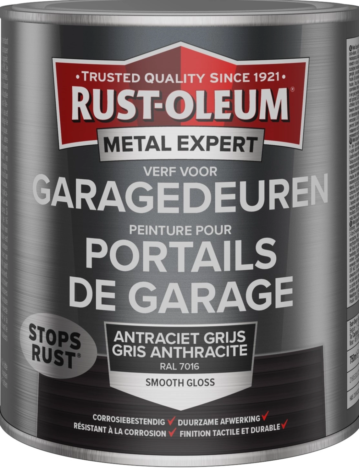 Rust-Oleum Verf voor Garagedeuren - RAL 6005 mosgroen - 0,75L-image