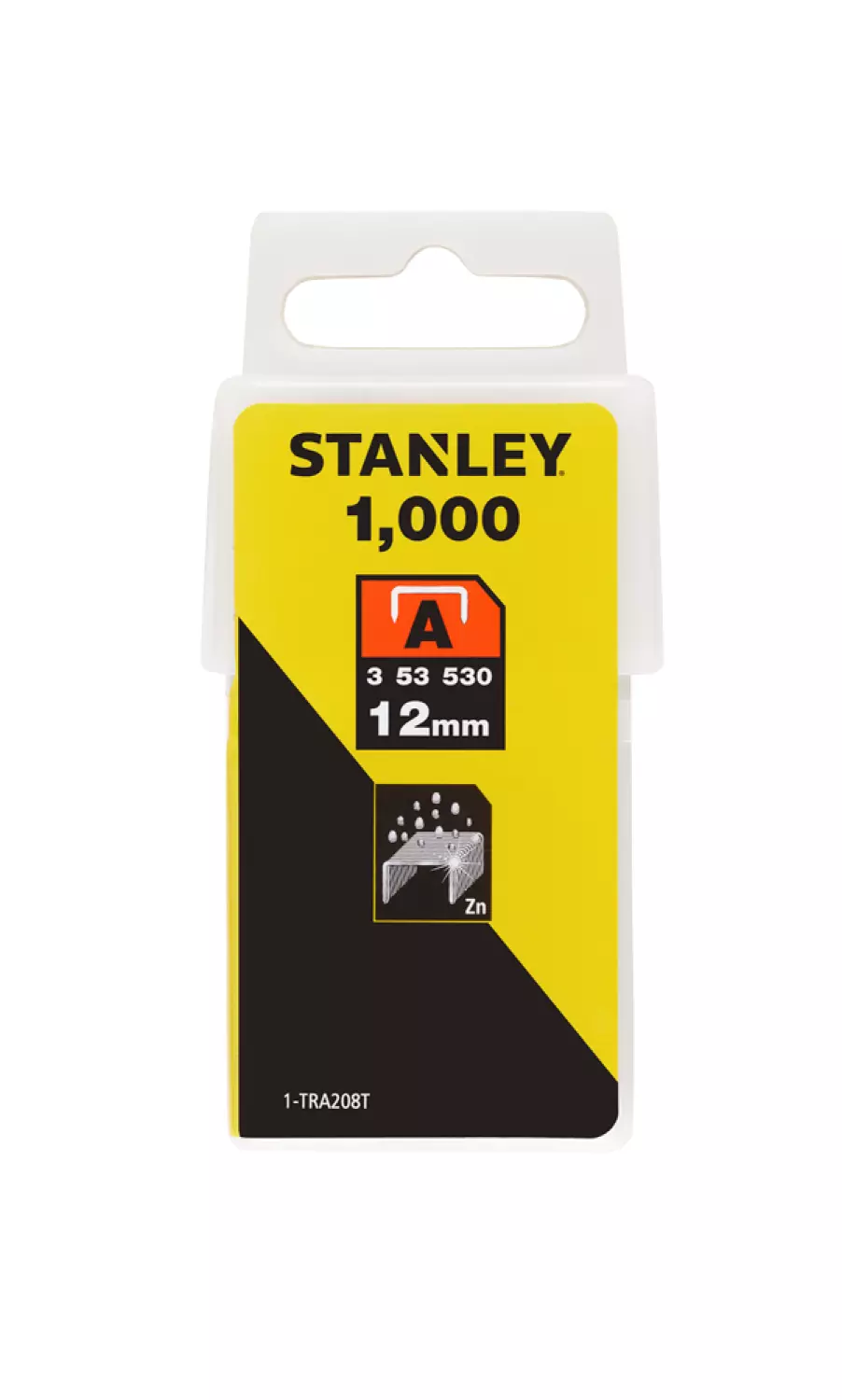 Stanley 1-TRA208T - Agrafes 12mm Type A - 1000 Pieces-image