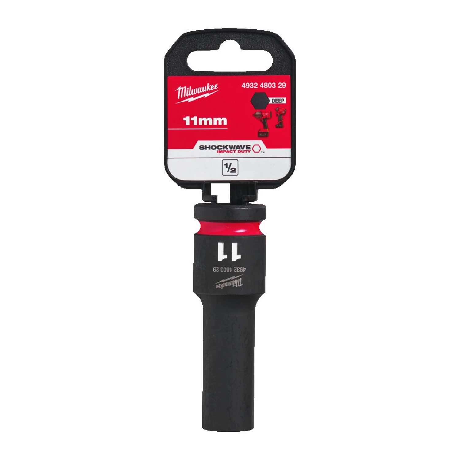 Milwaukee 4932480329 SHOCKWAVE Douille à choc - 11mm - 1/2"-image