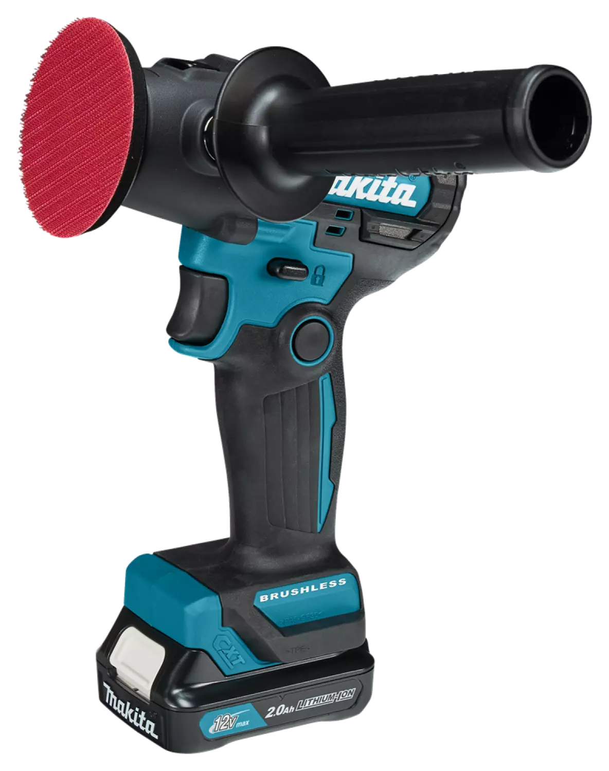 Makita PV301DSAE CXT 12V Max Li-Ion accu schuur-/poetsmachine set (2x 2,0 Ah accu) in tas - 46 mm-image