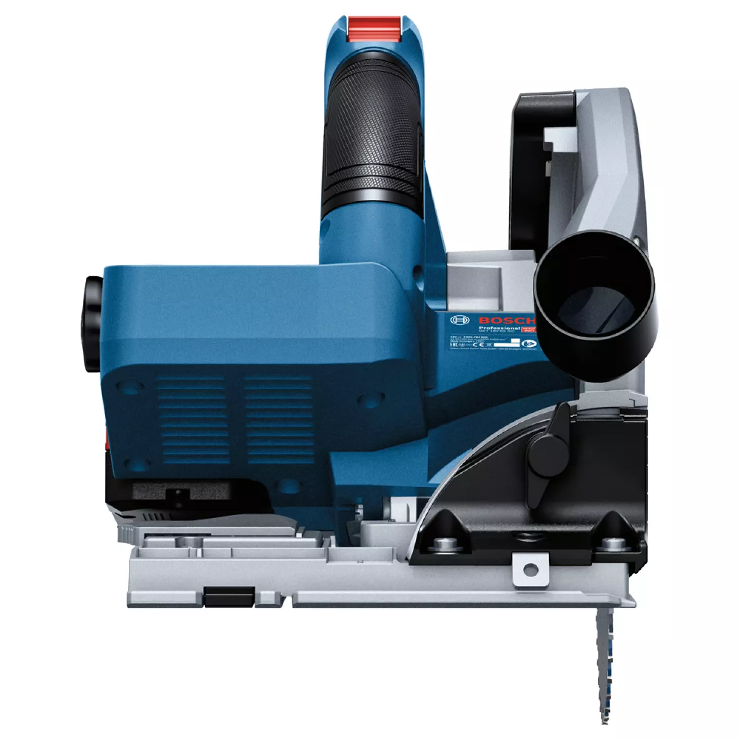Bosch GKT 18V-52 GC 18V Li-Ion accu invalcirkelzaagmachine set (2x 5,5Ah) incl. geleiderail in L-Boxx - 140mm - koolborstelloos-image