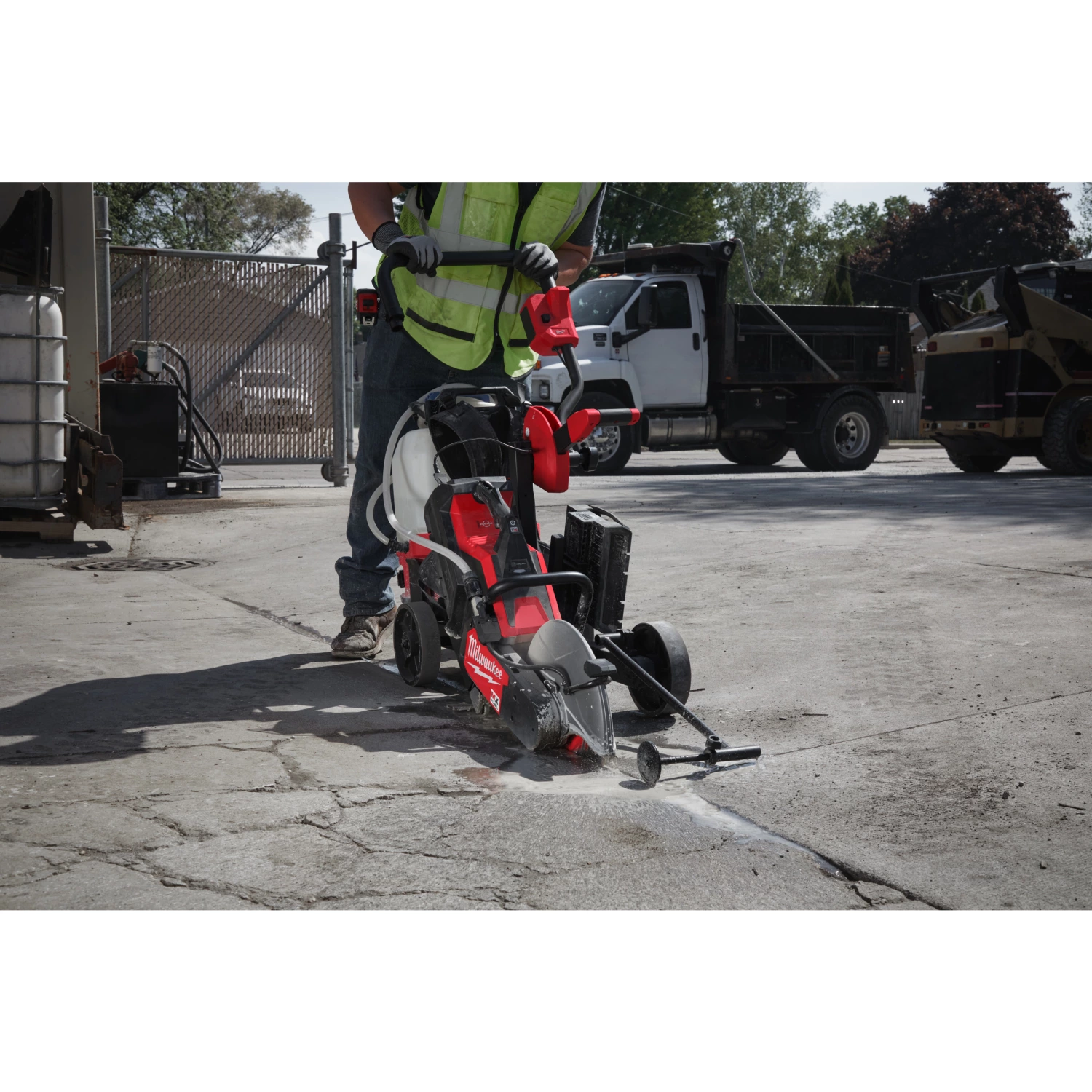 Milwaukee MXF COS350G2-802 MX Fuel accu doorslijpmache set (2x 8.0Ah accu) - 350mm-image