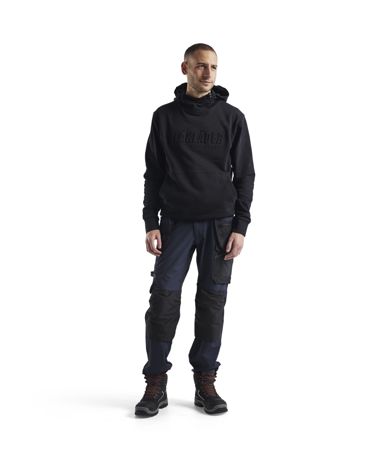 Blåkläder Sweat à capuche imprimé 3D - XXL - Noir-image