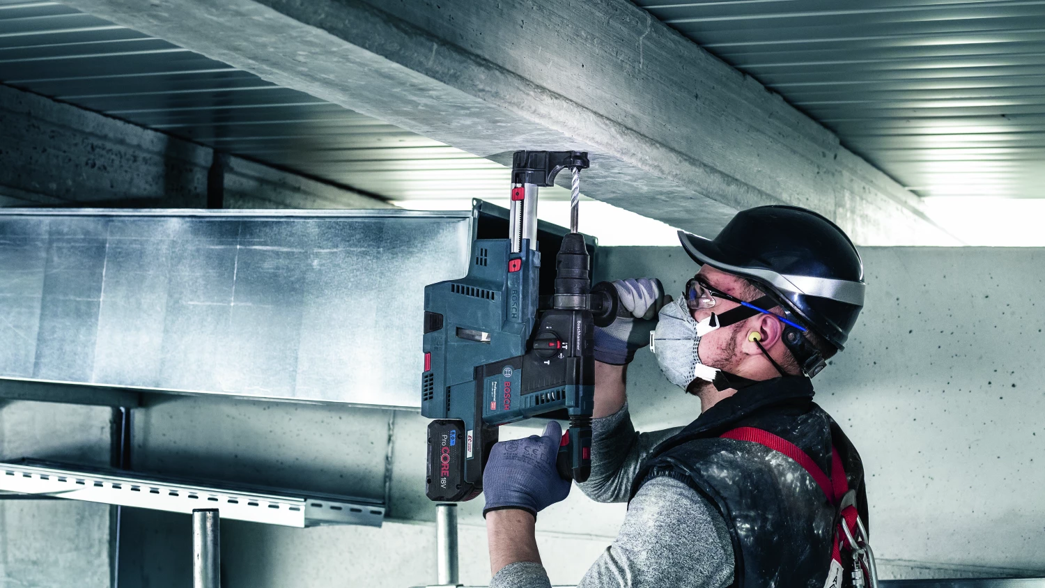 Bosch 2608833910 Jeu de forets SDS plus-5X PRO - 5/6/6/8/10 mm (5 pièces)-image