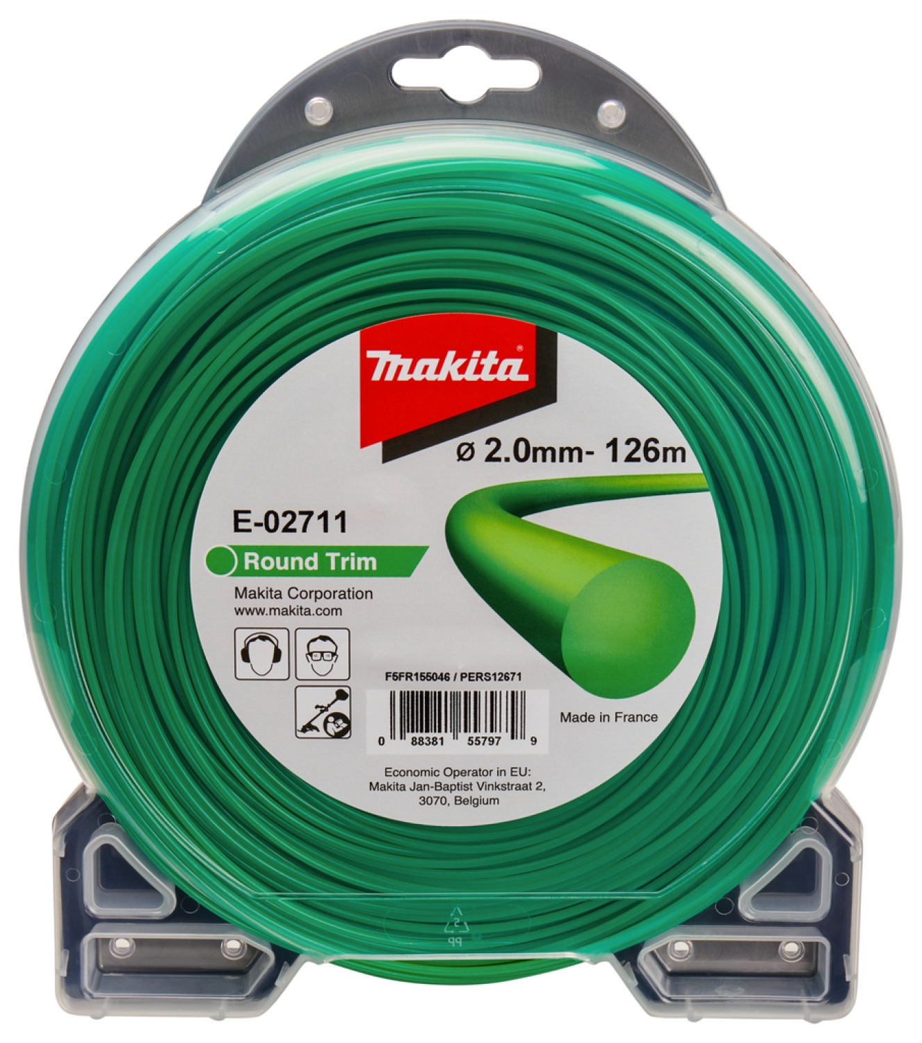 Makita E-02711 maaidraad - 2,0X126M - rond-image