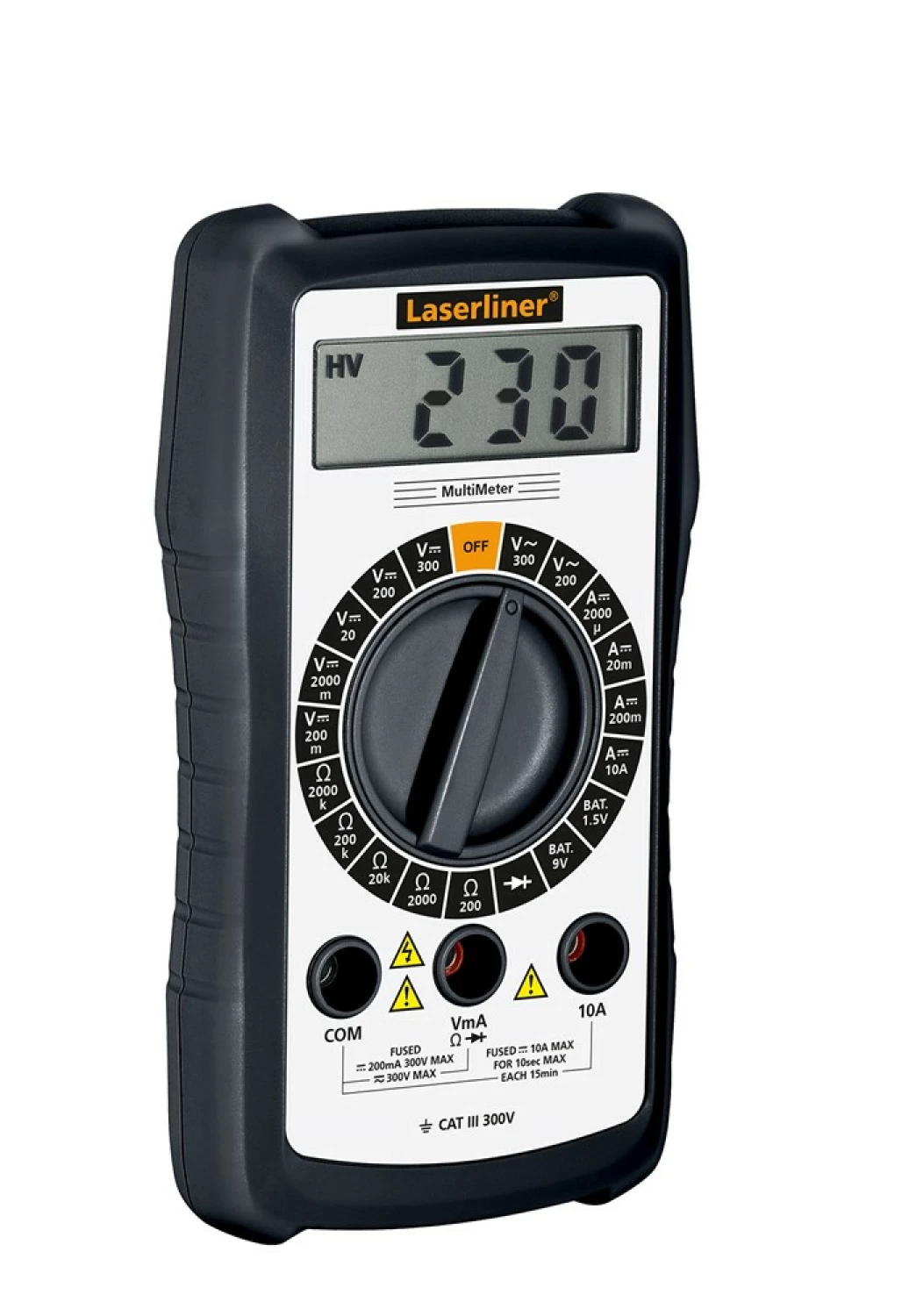 Laserliner MultiMeter - Digitaal - AC/DC 300V & 10A-image