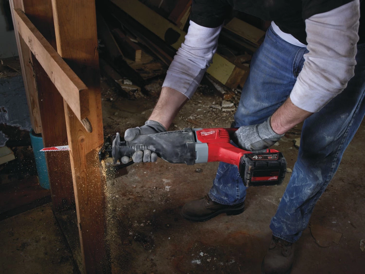 Milwaukee M18 BSX-0 18V Li-Ion accu reciprozaag body-image