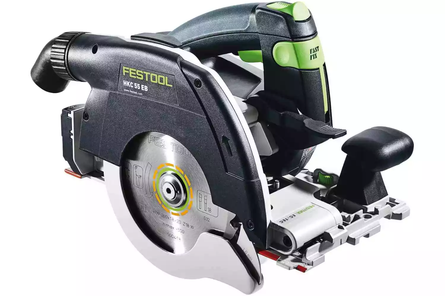 Festool HKC 55 5,0 EBI-Plus-SCA 18V Li-Ion accu pendelkapzaag set (2x 5,0Ah) in systainer - 160mm-image