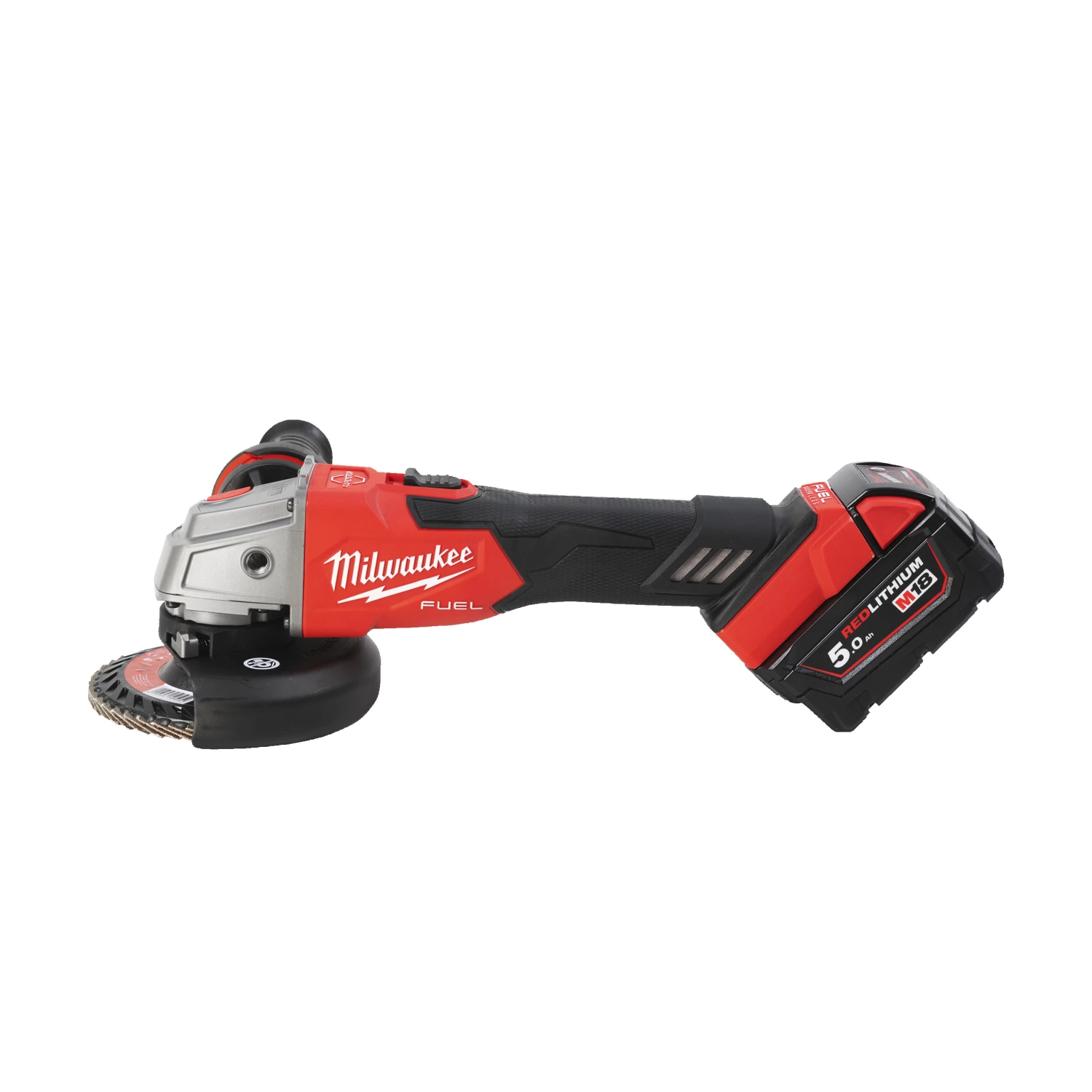 Milwaukee M18 FSAG125XB-501B 18V Li-ion accu haakse slijper set (1x 5.0Ah accu) in tas - 125mm-image