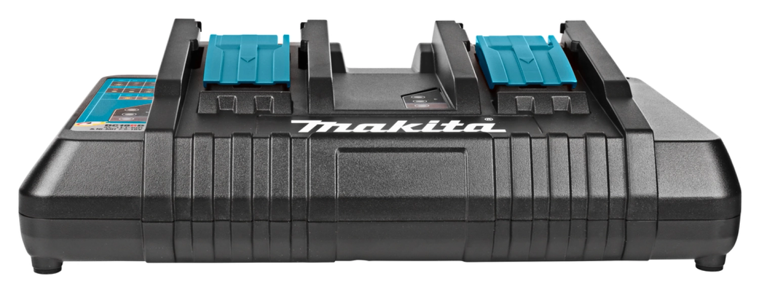 Makita DC18RD - Chargeur rapide double - 14,4 à 18 V Li-ion-image