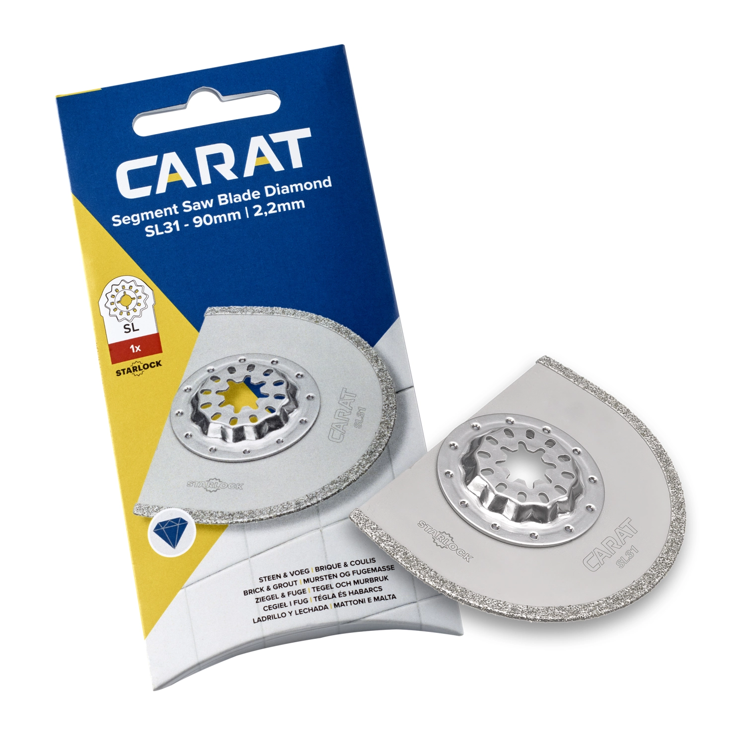 Carat EMT01SL310 Segmentzaagblad - 90 x 2,2mm-image