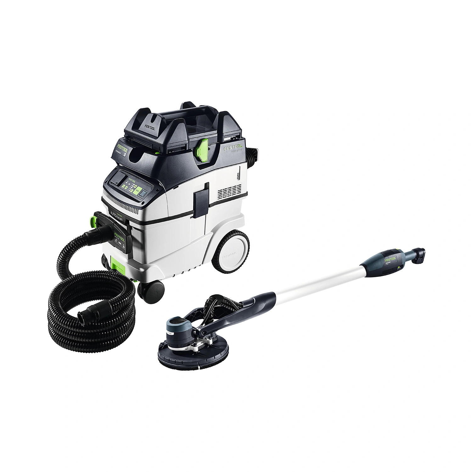 Festool LHS-E 225/CTM36-Set Langnek-schuurmachine en stofzuigerset