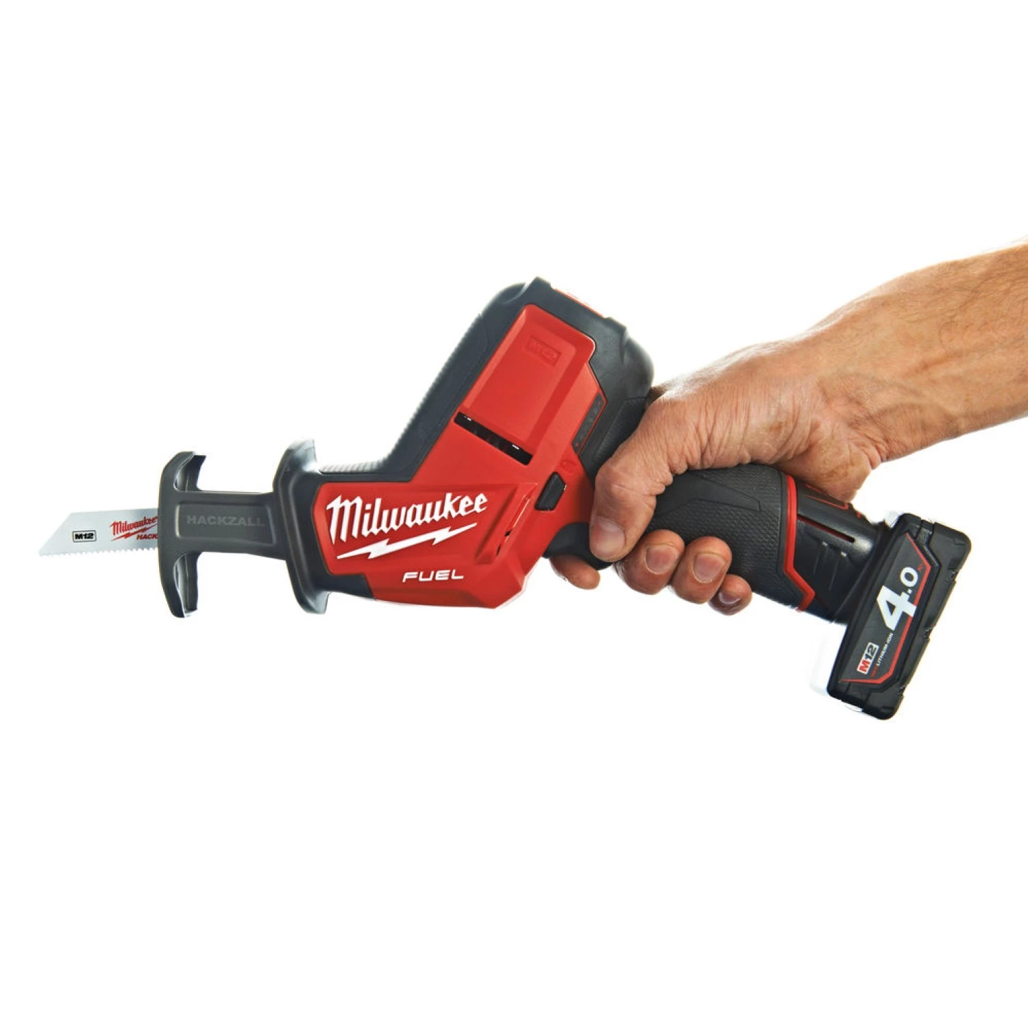 Milwaukee M12 CHZ-0 18V Li-ion accu subcompacte reciprozaag body-image