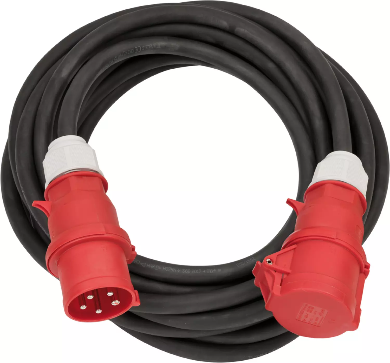 Brennenstuhl 1167320250 CEE Verlengsnoer IP44 - 25m - 5-polig - H07RN-F 5G6,0 - zwart-image