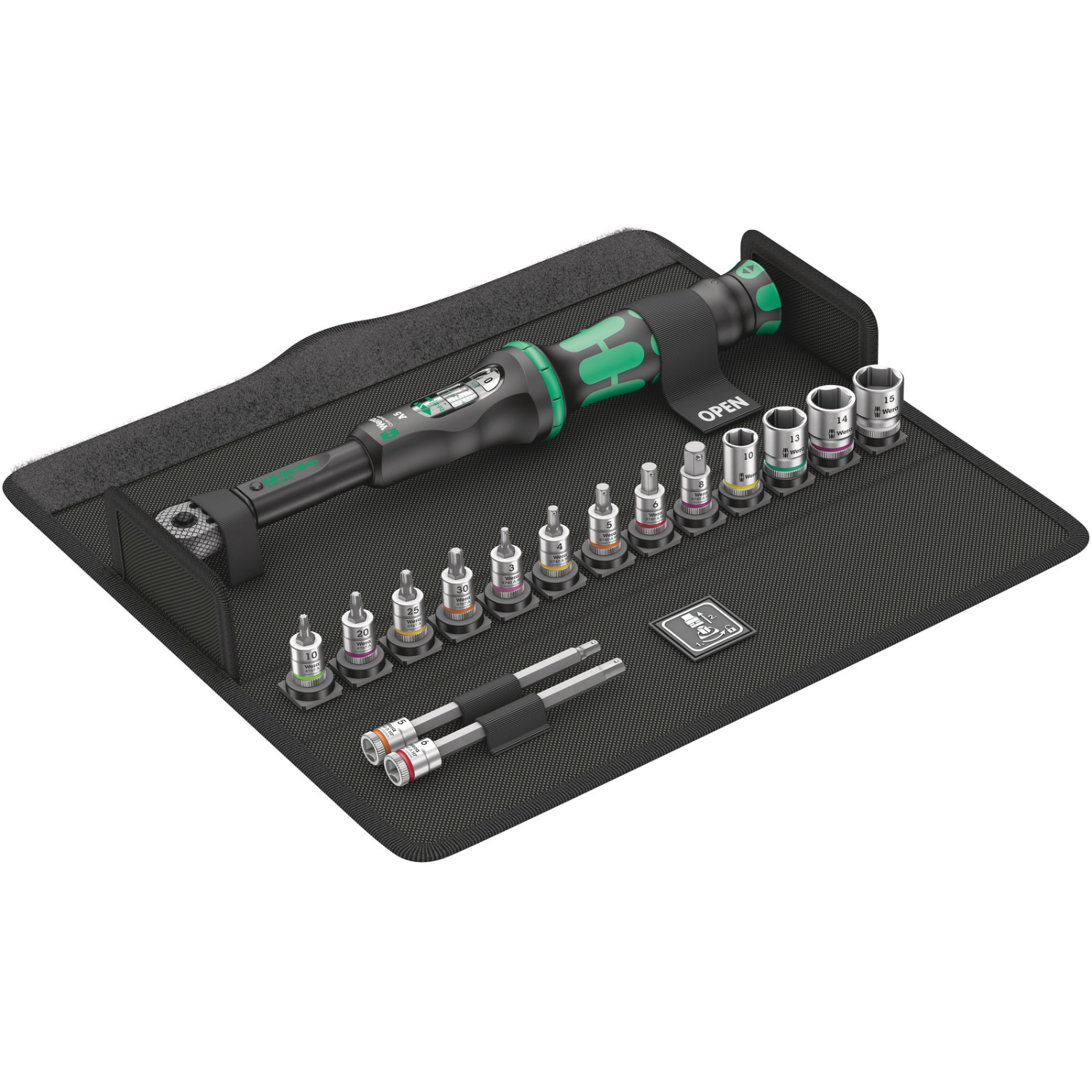 Wera Bicycle Set Torque 1, 2,5-25 Nm, 16 pièces-image