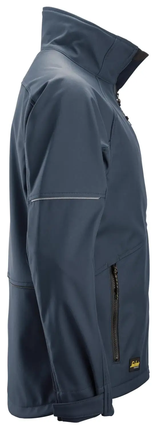 Snickers 1258 AllroundWork Softshell Jack - Donkerblauw - XXL