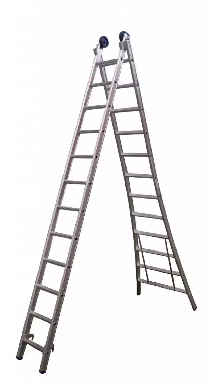 Little Jumbo 1250300214 Reformladder uitgebogen - 2 x 14 Sporten - 3,75 x 6,50m-image