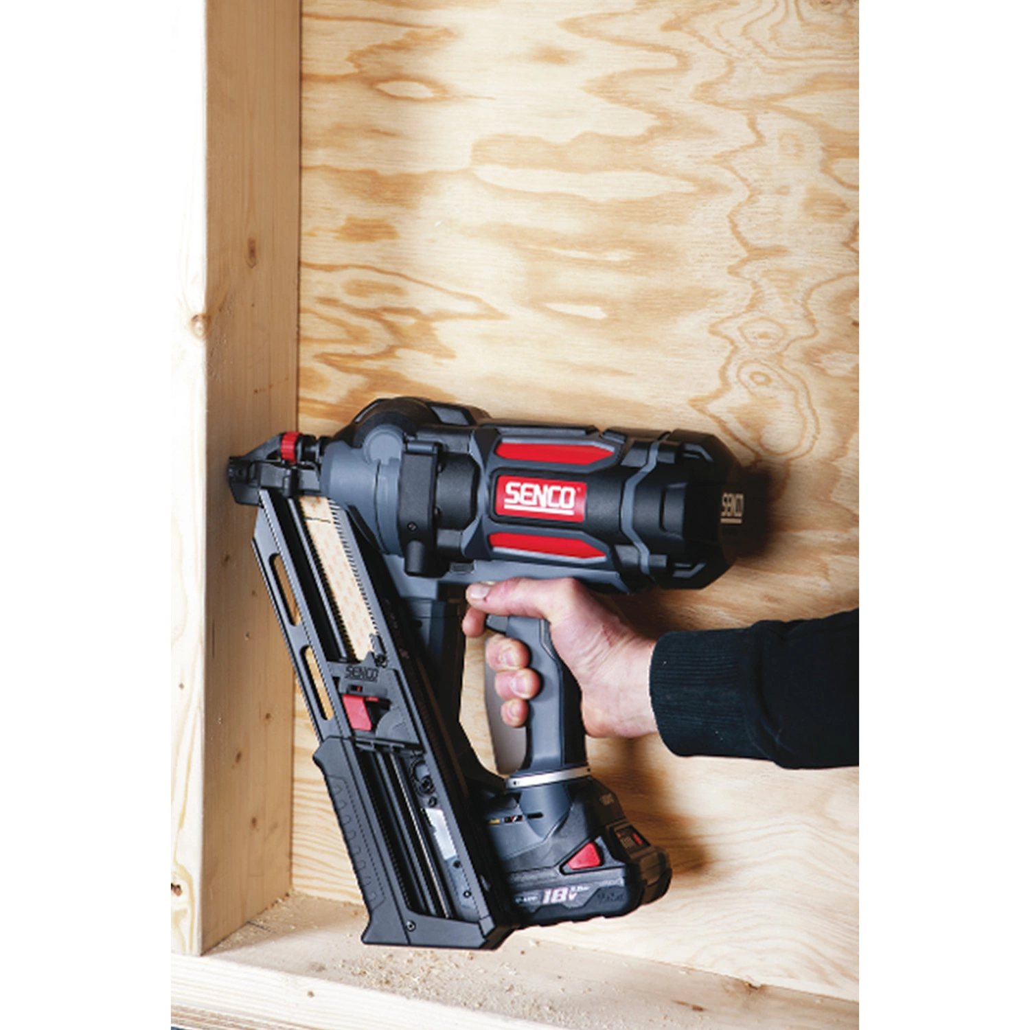 Senco F-35XP 18V Li-Ion Ensemble de cloueur sans fil  (2x 3,0Ah) dans une mallette-image