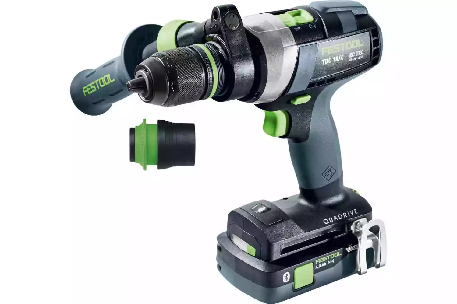 Festool TDC 18/4 5,0/4,0 I-Plus 18V Li-Ion accu schroefboormachine set (1x 4,0Ah & 5,0Ah) in systainer - 75Nm-image