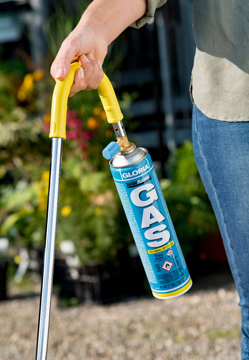 Gloria Thermoflamm bio Classic Plus - Onkruidbrander op gas - incl. 1 gasflesje-image