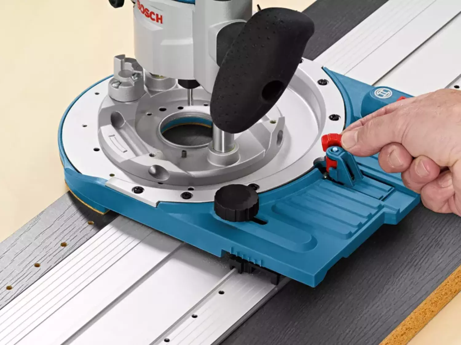 Bosch GKF 18V-8 18V batterie Défonceuse avec accessoires dans un coffret L-boxx - 8 mm-image