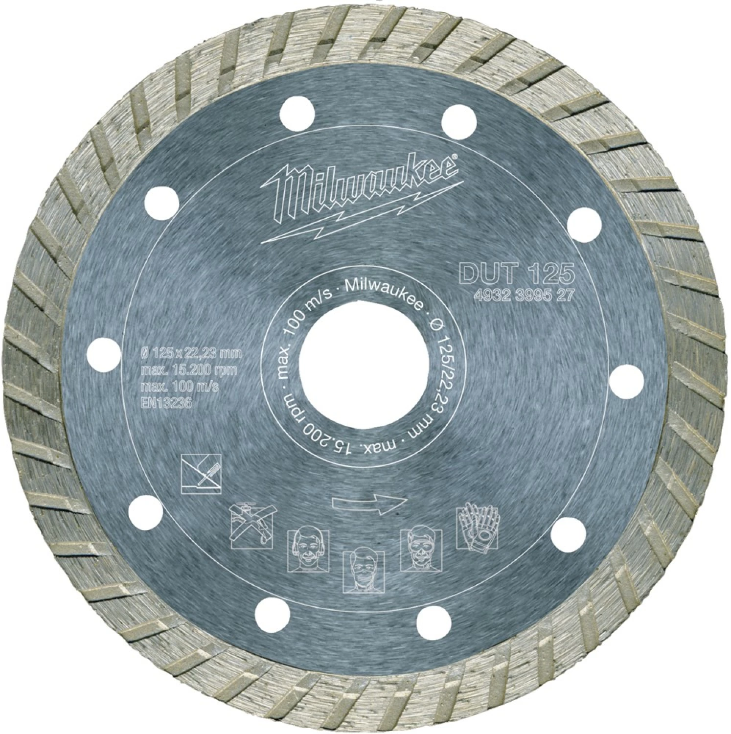 Milwaukee DUT 125 Disque diamant - Ø Disque 125mm-image