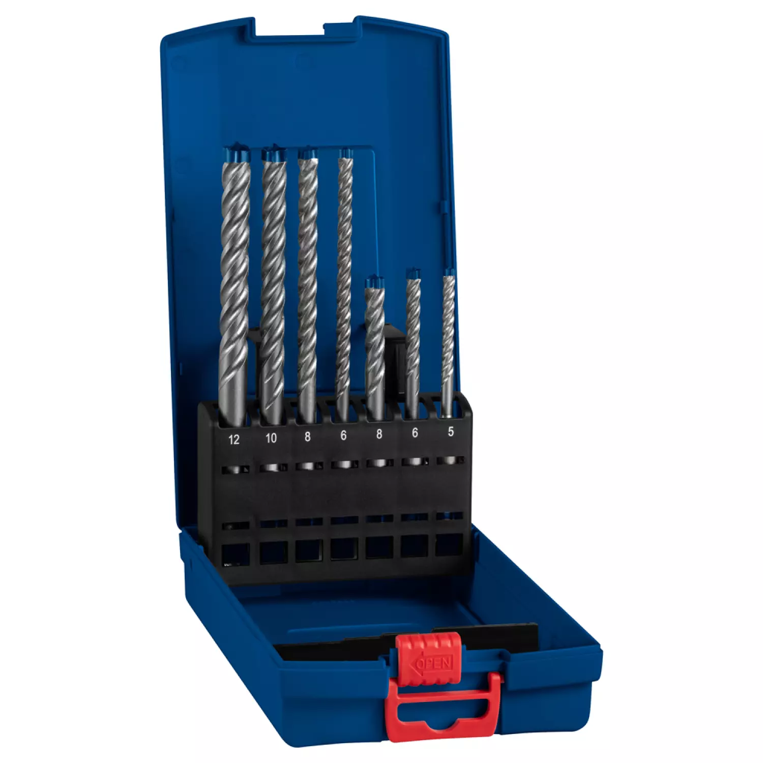 Bosch EXPERT 2608900195 - EXPERT Set 7-pièces SDS plus-7X 5/6/8x115, 6/8/10/12x165mm dans ProBox-image