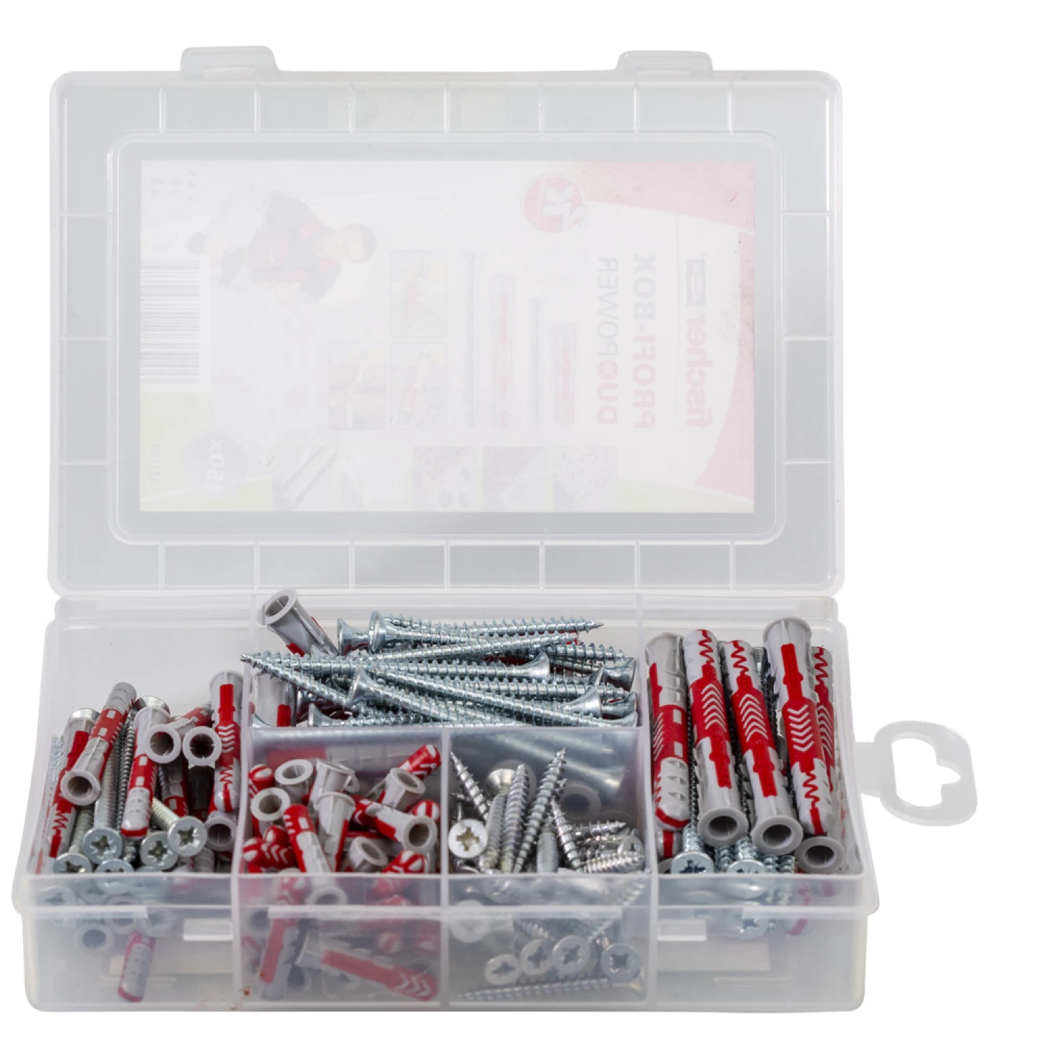 Fischer 541109 - Fischer PROFI-BOX DuoPower court/long + vis (75pcs)