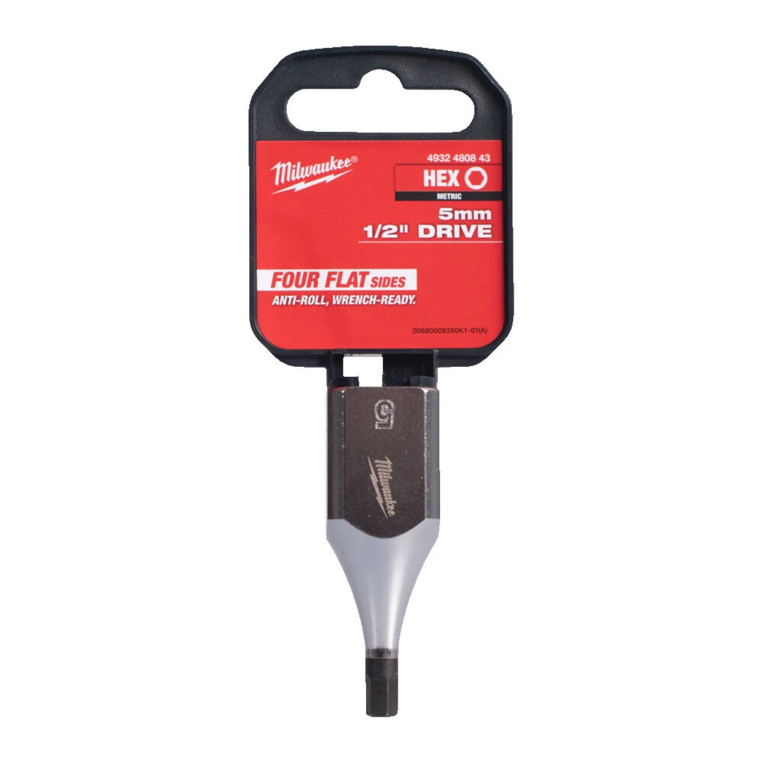 Milwaukee 4932480843 Dop - 1/2" FOUR FLAT™ - Hex 5mm-image