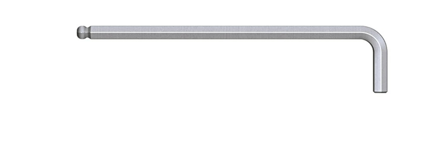 Wiha 01395 Clé mâle Six pans à tête sphérique - chromée mat - 2,5 x 113 mm, 20 mm-image