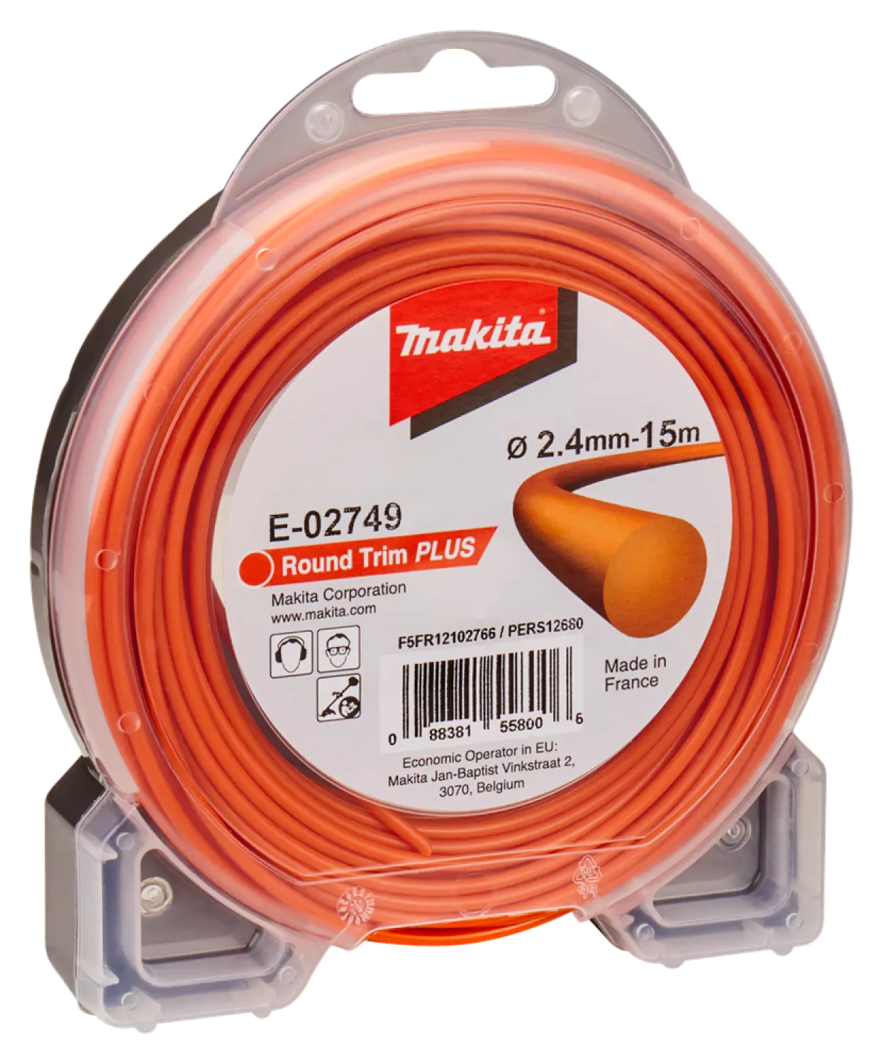 Makita E -02749 Fil de coupe - 2,4 x 15m - rond-image