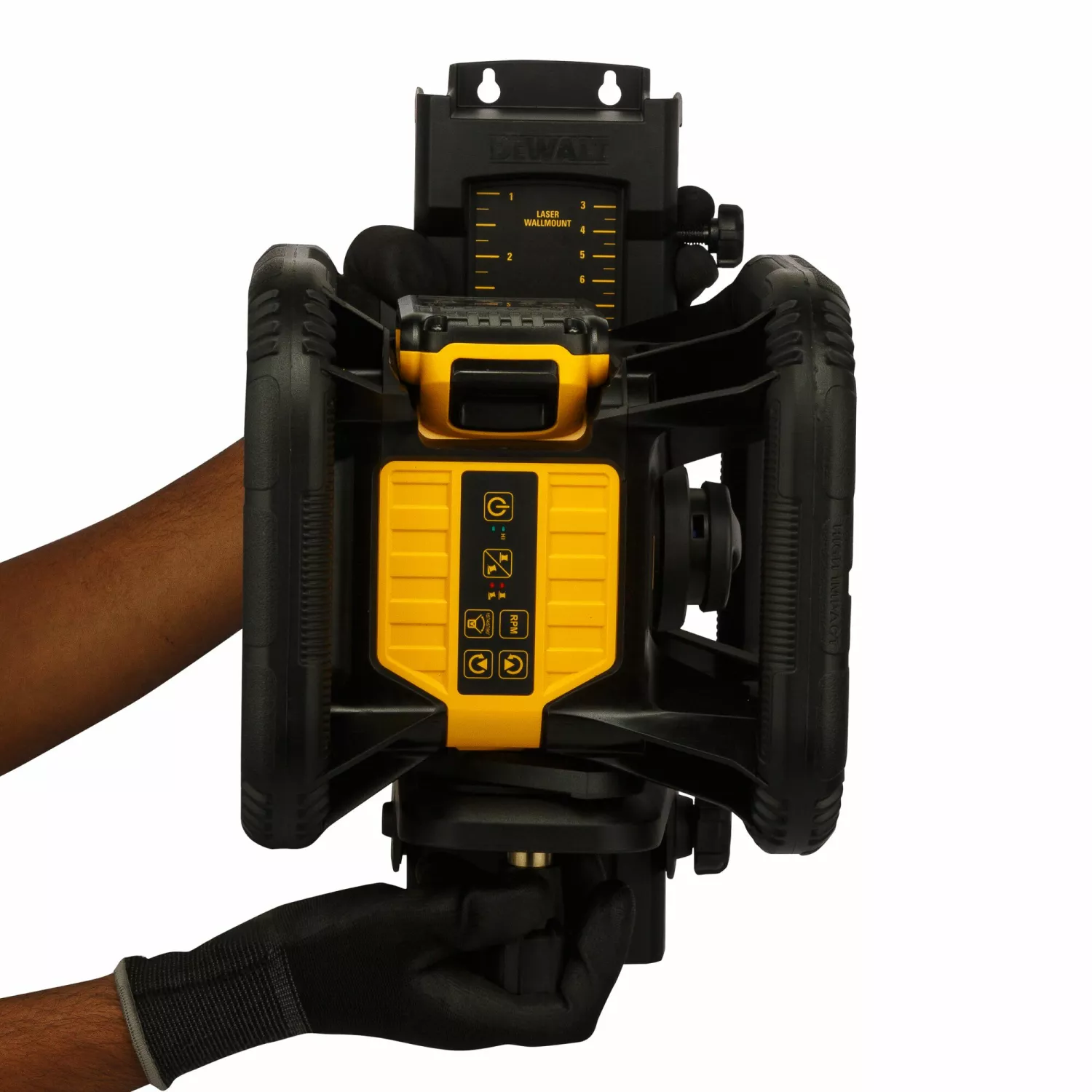 DeWALT DCE074D1R 18V Ensemble laser rotatif incl. récepteur dans une mallette - Rouge - 45m - IP54-image