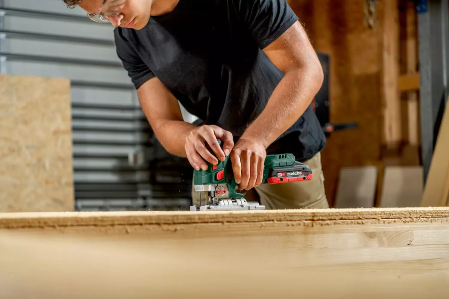 Metabo STA 18 LTX 150 BL 18V Li-ion accu decoupeerzaag body in MetaBox - T-greep-image