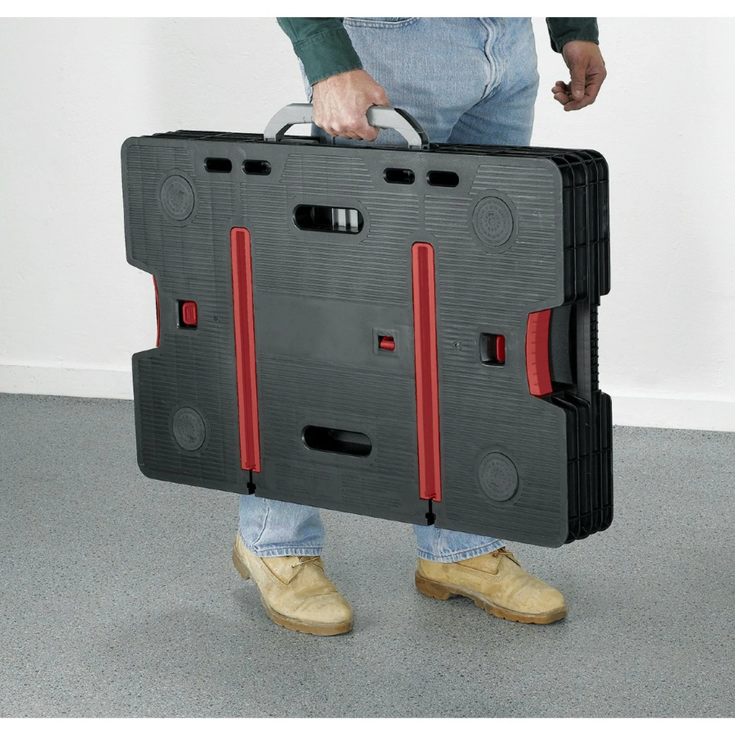 Keter 237005 Établi pliant - noir/rouge - capacité de charge : 450 kg-image